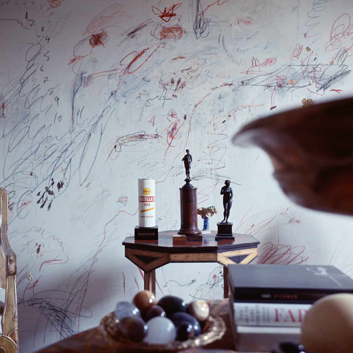 Cy Twombly in Rome.